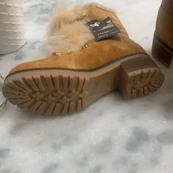 NWT Montelliana BOOTS Mutton Shearling 40/9