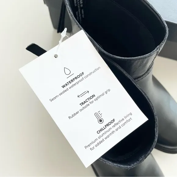 NWT Naturalizer Joelle Waterproof Leather Boots