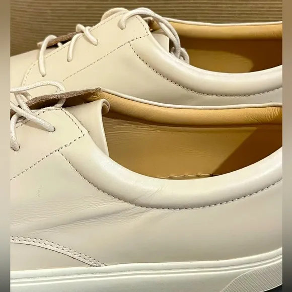 🌟NWT Nisolo Men's Diego Everyday Low Top Sneaker in Bone, Size 9