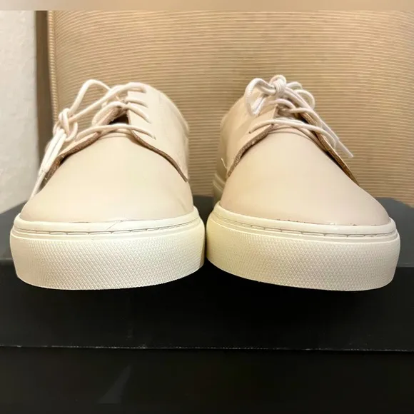 🌟NWT Nisolo Men's Diego Everyday Low Top Sneaker in Bone, Size 9