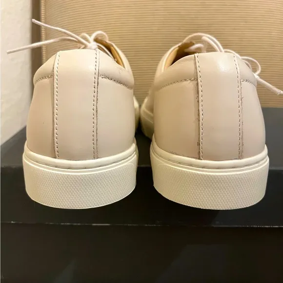 🌟NWT Nisolo Men's Diego Everyday Low Top Sneaker in Bone, Size 9
