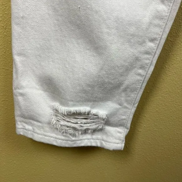 NWT Pistola Jeans Pants High Rise White Distressed Size 27