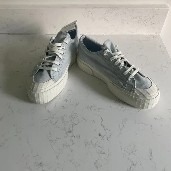NWT Superga Women's Stripe Lilia Favorio Platform Fashion Sneakers Size 9.5M