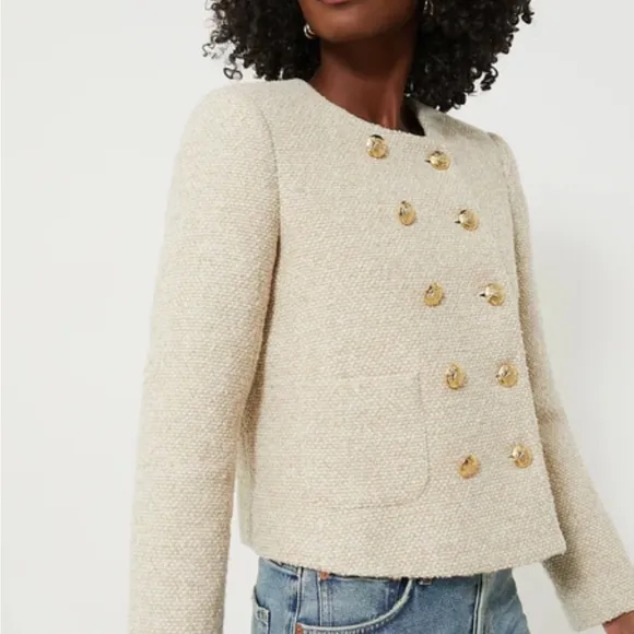 NWT {TUCKERNUCK} Heathered Stone Tweed Marais Jacket