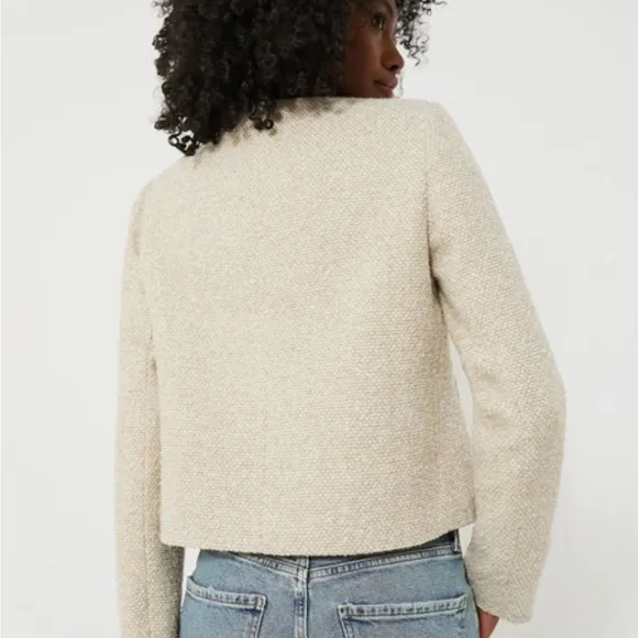 NWT {TUCKERNUCK} Heathered Stone Tweed Marais Jacket