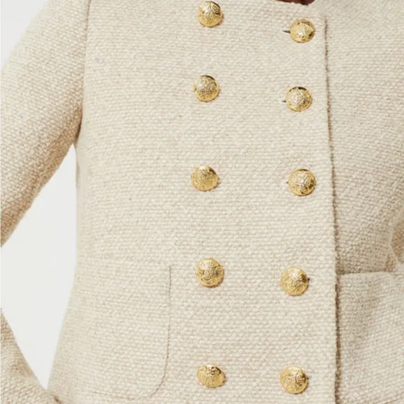 NWT {TUCKERNUCK} Heathered Stone Tweed Marais Jacket