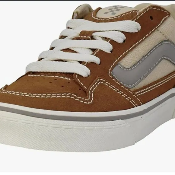NWT Vans Women's Caldrone Trainers Sneaker, brown sugar/marshmallow, 9