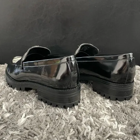 NWT Zara Animal Print Loafers