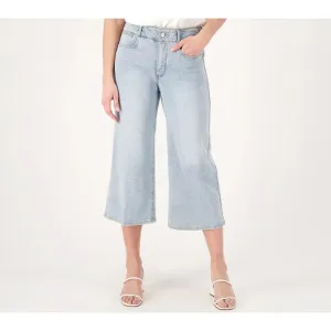 NYDJ Cool Embrace Wide Leg Denim Crop Jeans Size: 18WP (Petite Plus) Color/Wash