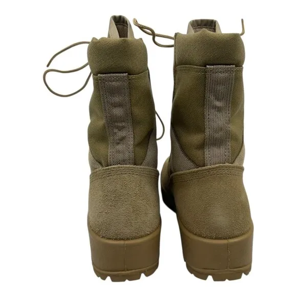 Odssey Mens SZ. 5.0 EW Combat Military Boots Tan Suede Hot Weather Tactical NWTS