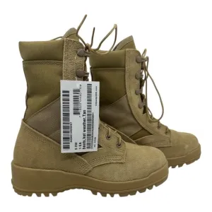 Odssey Mens SZ. 5.0 EW Combat Military Boots Tan Suede Hot Weather Tactical NWTS