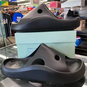 OFF-WHITE Meteor Rubber Slides Black (FW22)