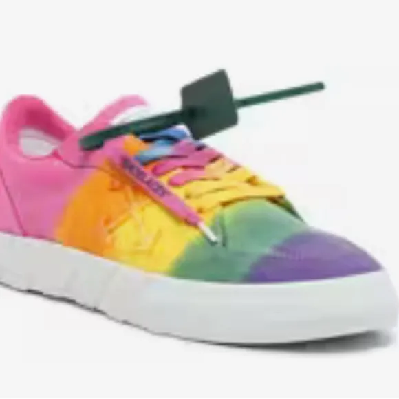 Off-White Vibrant Sneakers Pink Orange Yellow