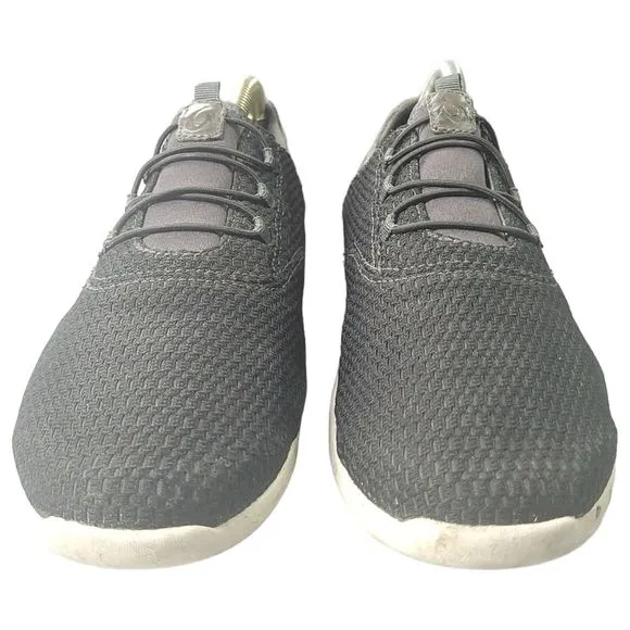 Olukai Alapa Li Black Mesh Stretch Laced Slip-On Athletic Sneakers 9.5