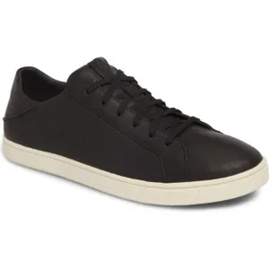 OluKai Kahu Pahaha Leather Sneakers Size 8