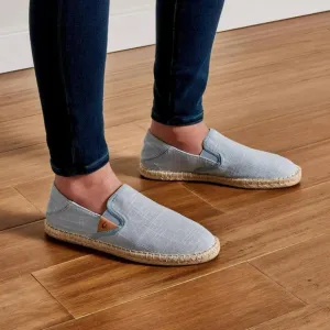 OluKai Kaula Pa'a Kapa Convertible Espadrille Shoes Blue Size 11