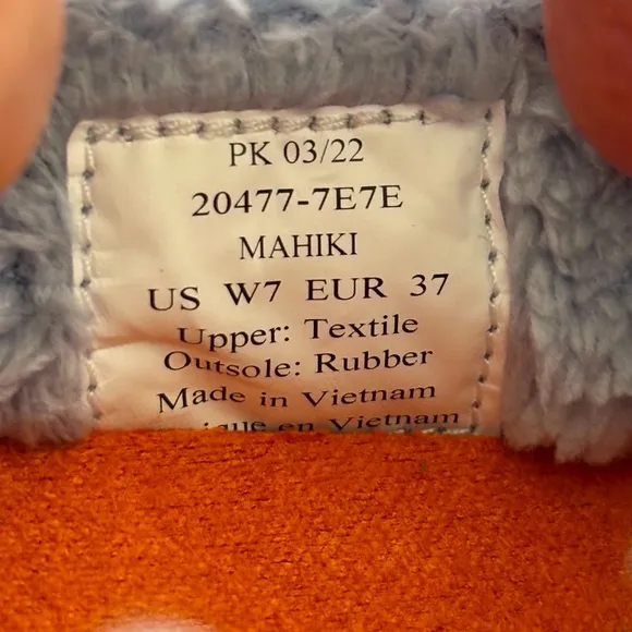 OLUKAI Mahiki Navy Sherpa-Trimmed Slipper Sneaker--7