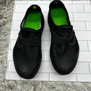 Oofos Oomg Fibre Low Recovery Sneakers Comfort Black Green Men's Size 12
