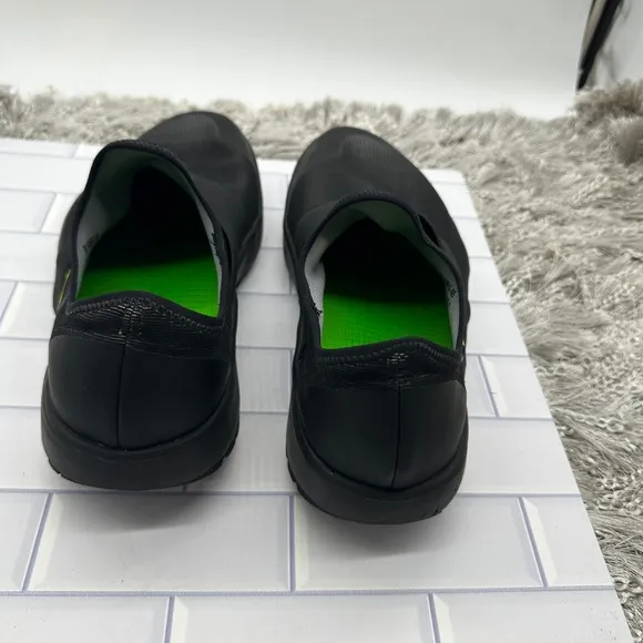 Oofos Oomg Fibre Low Recovery Sneakers Comfort Black Green Men's Size 12