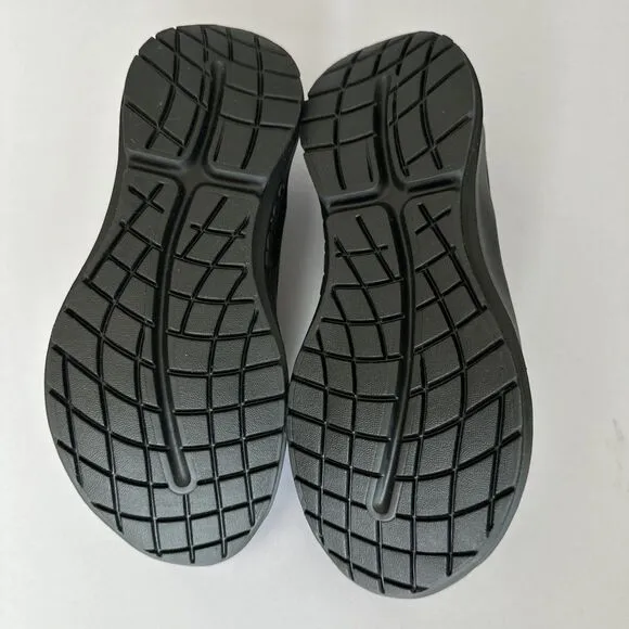OOFOS  Women's OOmg Sport Low Top Recovery Shoe #5075 Black Slip On 7.5 NWT