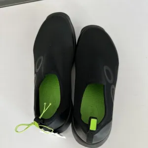 OOFOS  Women's OOmg Sport Low Top Recovery Shoe #5075 Black Slip On 7.5 NWT