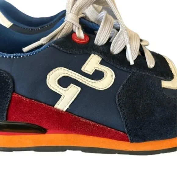 OPP France Lace-Up Suede Sneakers in Blue Mens size 7.5, Women's size 9.5