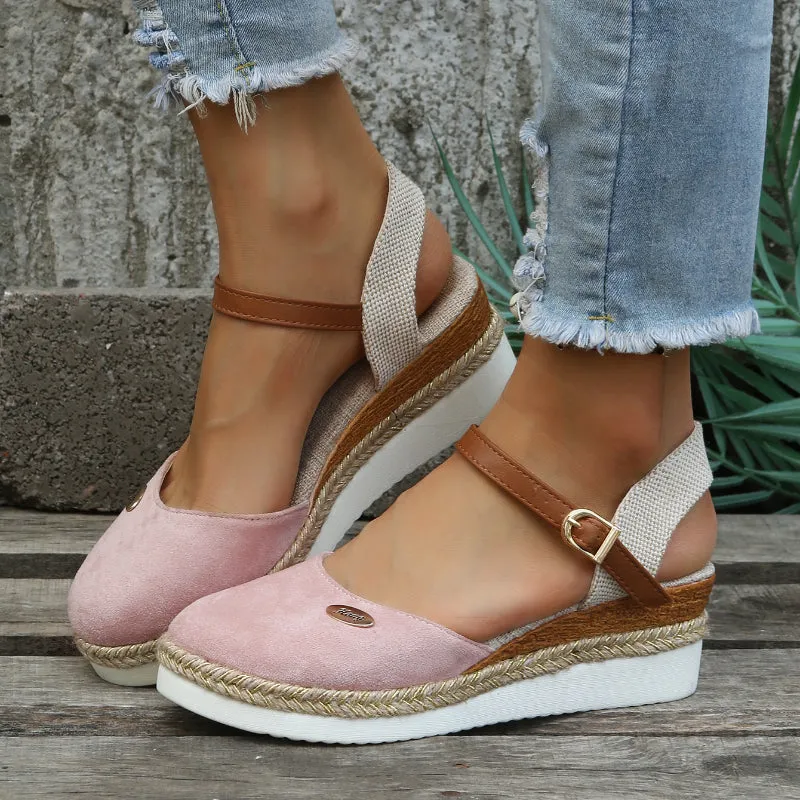 Orthopaedic Fashionable Brown Espadrilles - Livia