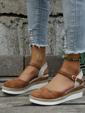 Orthopaedic Fashionable Brown Espadrilles - Livia