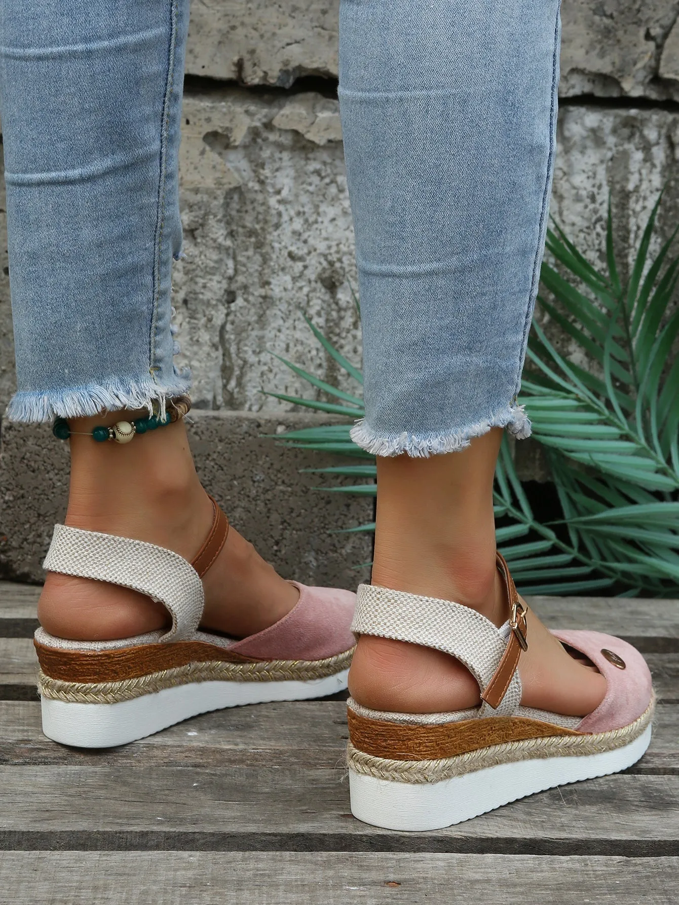 Orthopaedic Fashionable Brown Espadrilles - Livia