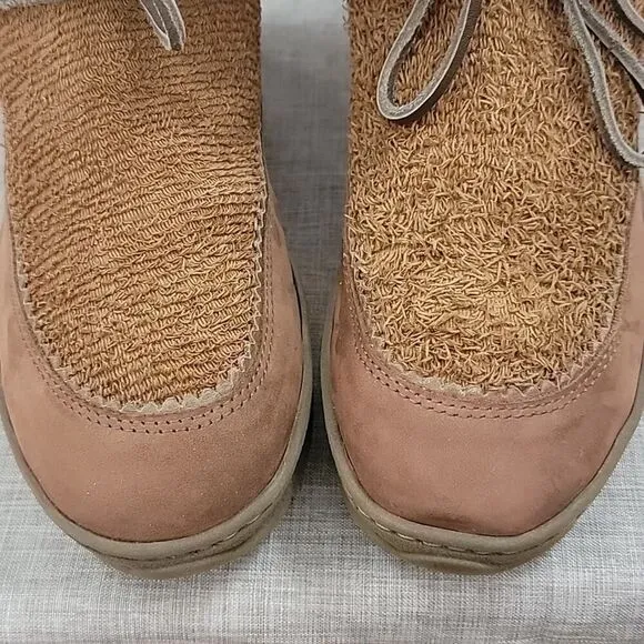 OTBT women's Slope cold weather brown leather suede boots SZ 8