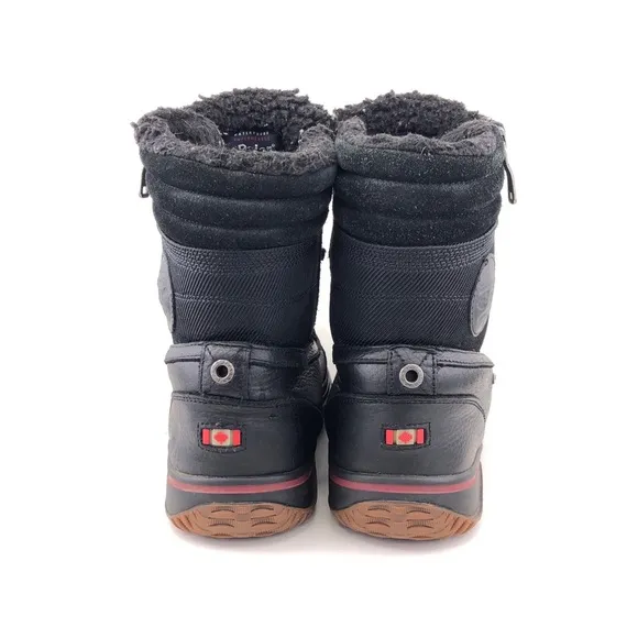 Pajar Trooper 2.0 Black Leather Waterproof Winter Boots EUR 43