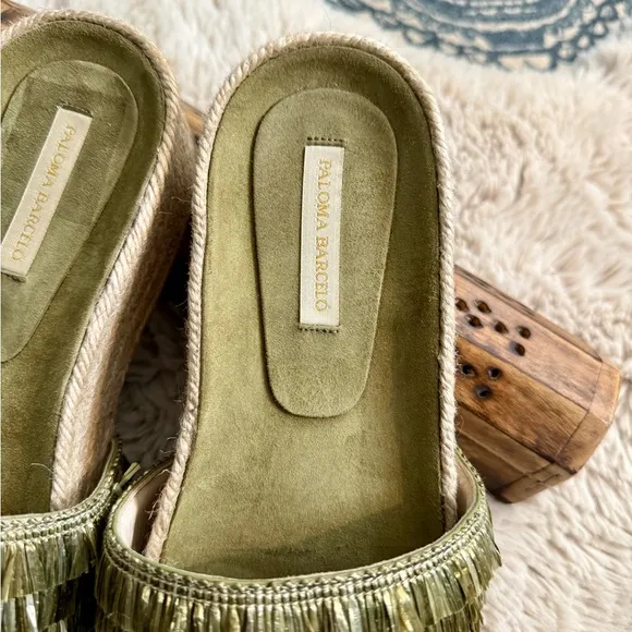 Paloma Barcelo Pascale Wedge Slippers Espa…