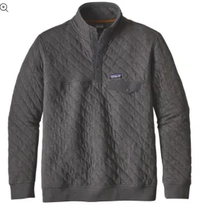 Patagonia XXL Organic Cotton Quilt Snap-T Pullover - Forged Gray Like NEW