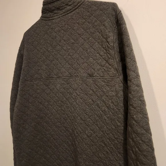 Patagonia XXL Organic Cotton Quilt Snap-T Pullover - Forged Gray Like NEW