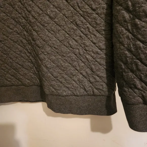 Patagonia XXL Organic Cotton Quilt Snap-T Pullover - Forged Gray Like NEW