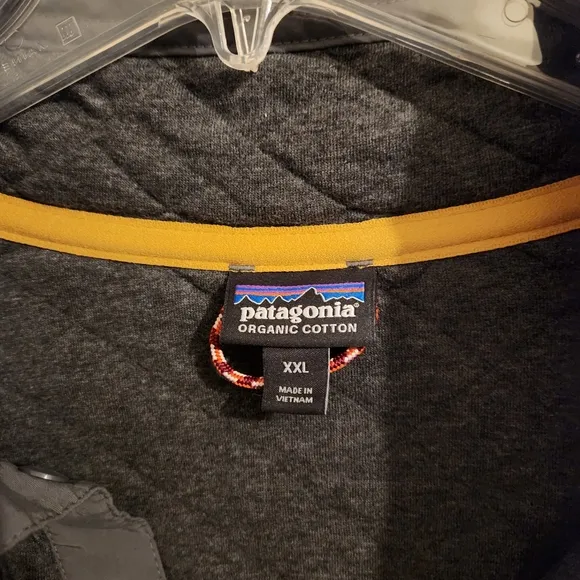 Patagonia XXL Organic Cotton Quilt Snap-T Pullover - Forged Gray Like NEW