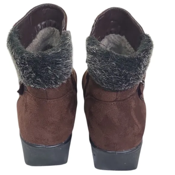 Patrizia Brown Suede Boots Booties fur Winter Snow