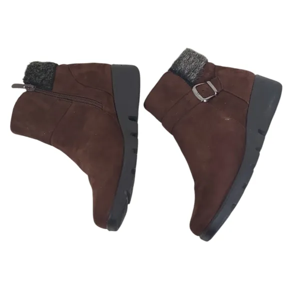 Patrizia Brown Suede Boots Booties fur Winter Snow