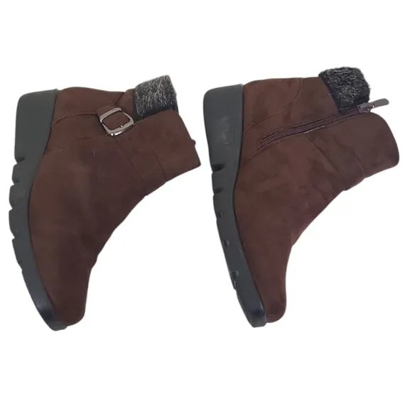 Patrizia Brown Suede Boots Booties fur Winter Snow