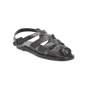 PAULA TORRES Black Handmade In Brazil Leather Paola Flats