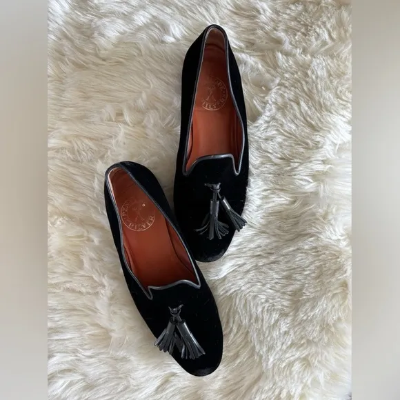 PENELOPE CHILVERS Women’s Velvet Tassel Loafers