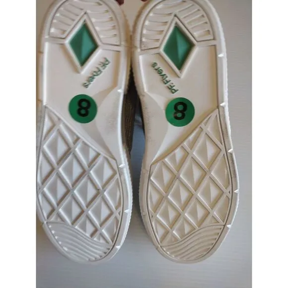 PF Flyers High Top Sneakers Allston Fashion Mesh‎ Cement Mirage Women's 8 Beige