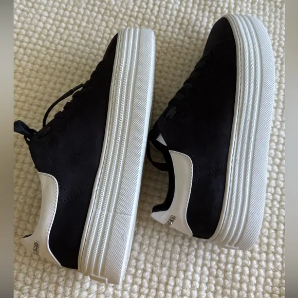 Philipp Plein Black and White Men's Sneakers