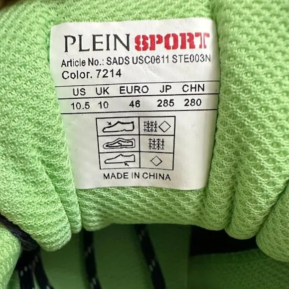 Philipp Plein Sneakers Lo-Top Runners Size: 10.5 NWT