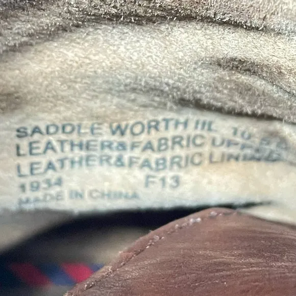 Polo Ralph Lauren Mens Saddle Worth III Brown Leather Quilted Boots Size 10.5