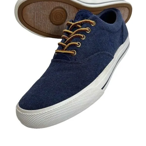 Polo Ralph Lauren Vaughn Lowtop Blue Fashion Sneakers Men’s Size 9