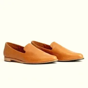 Portland Leather Patina Pointed Toe Leather Loafers