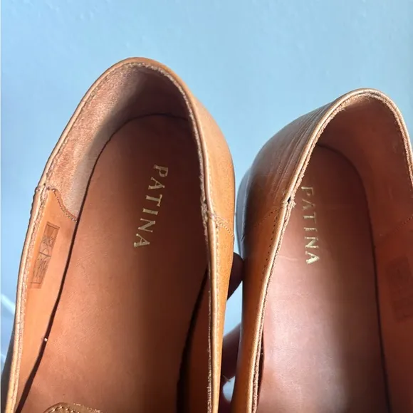 Portland Leather Patina Pointed Toe Leather Loafers