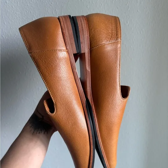 Portland Leather Patina Pointed Toe Leather Loafers