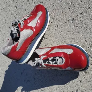 Prada America's Cup Colorblock Fashion Sneakers Men's 9.5 Extra Wide